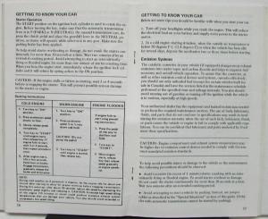 1978 Mercury Monarch Owners Manual Original