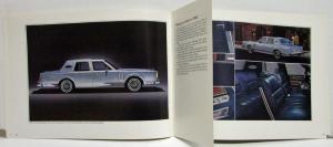 1980 Lincoln Continental Mark VI Sales Brochure