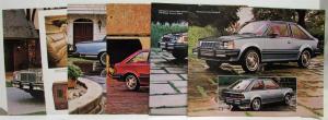 1981 Mercury Lynx and Cougar Data Sheets with Cover