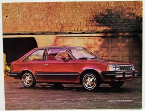 1981 Mercury Lynx and Cougar Data Sheets with Cover