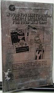 1979 Mercury Capri Owners Manual Original