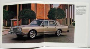 1981 Lincoln for Eighty One Sales Brochure Town Car