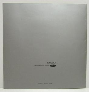 1981 Lincoln for Eighty One Sales Brochure Town Car
