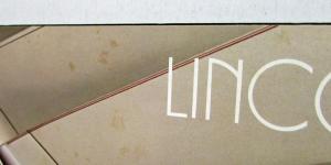 1982 Lincoln Sales Brochure Town Car Revised