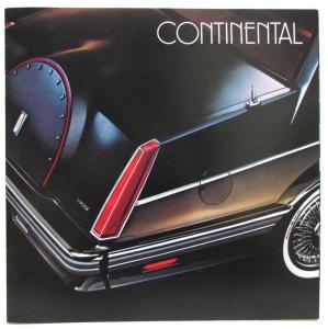 1982 Lincoln Continental Sales Brochure
