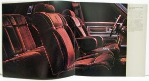 1982 Lincoln Continental Sales Brochure