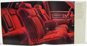1982 Lincoln Continental Sales Brochure