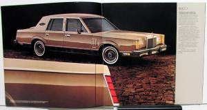 1982 Lincoln Continental Mark VI Sales Brochure Large Prestige Original