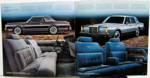 1982 Lincoln Continental Mark VI Sales Brochure Large Prestige Original