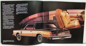 1983 Lincoln Continental & Mark VI Sales Brochure