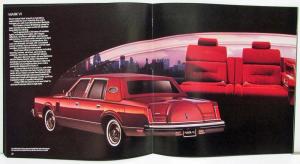 1983 Lincoln Continental & Mark VI Sales Brochure