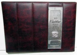 1973 Cadillac Dealer Album Exterior Color Selections Paint Convertible Vinyl Top