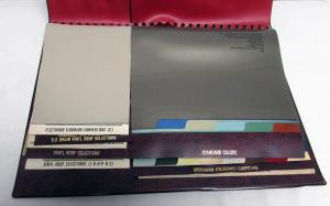 1973 Cadillac Dealer Album Exterior Color Selections Paint Convertible Vinyl Top