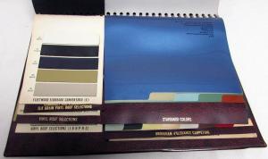 1973 Cadillac Dealer Album Exterior Color Selections Paint Convertible Vinyl Top