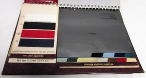 1973 Cadillac Dealer Album Exterior Color Selections Paint Convertible Vinyl Top
