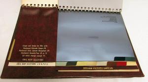 1973 Cadillac Dealer Album Exterior Color Selections Paint Convertible Vinyl Top