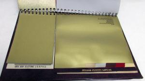1973 Cadillac Dealer Album Exterior Color Selections Paint Convertible Vinyl Top