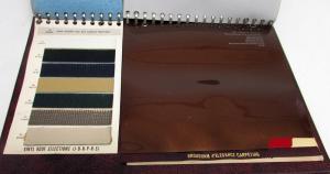1973 Cadillac Dealer Album Exterior Color Selections Paint Convertible Vinyl Top