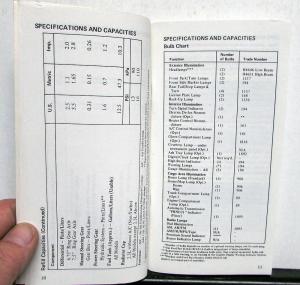 1981 Mercury Capri Owners Manual Original