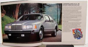 1984 Lincoln Town Car Continental & Mark VII Sales Brochure