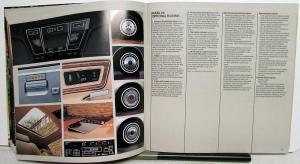 1984 Lincoln Town Car Continental & Mark VII Sales Brochure