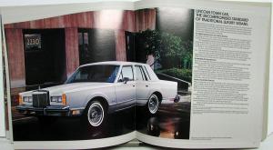1984 Lincoln Town Car Continental & Mark VII Sales Brochure
