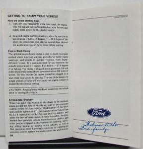 1981 Mercury Cougar XR7 Owners Manual Original