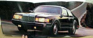 1985 Lincoln Town Car Continental & Mark VII Sales Brochure