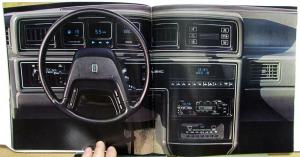 1985 Lincoln Town Car Continental & Mark VII Sales Brochure