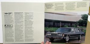 1985 Lincoln Town Car Continental & Mark VII Sales Brochure