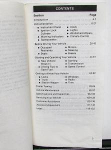 1982 Mercury Cougar Owners Manual Operating Guide Original