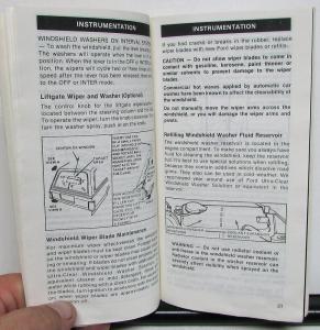 1982 Mercury Cougar Owners Manual Operating Guide Original