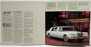 1986 Lincoln Town Car Sales Brochure