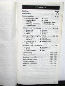 1983 Mercury Marquis Owners Manual Original