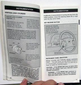 1987 Mercury Lynx Owners Manual Original