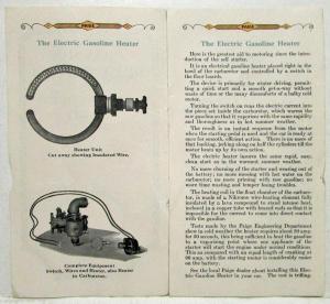 1918 thru 1923 Paige Exclusive Features of Distinctive Merit Sales Brochure Orig