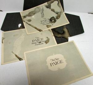 1924 1925 Paige 6 70 Sedan Phaeton Sales Folder & Portfolio Original