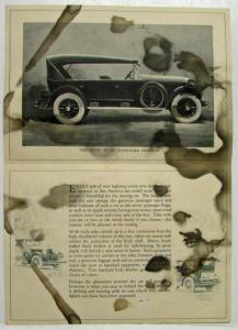 1924 1925 Paige 6 70 Sedan Phaeton Sales Folder & Portfolio Original
