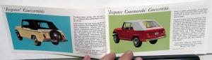 1967-1968 Jeep Models Vehicles Brochure Full Line Wagoner Jeepster Universal Rev