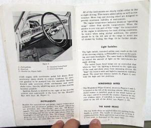 1951 Nash Ambassador Owners Manual Care & Operation Original Rare