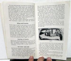 1951 Nash Ambassador Owners Manual Care & Operation Original Rare
