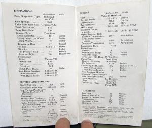 1951 Nash Ambassador Owners Manual Care & Operation Original Rare
