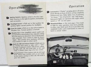 1952 Nash Rambler Owners Manual Care & Operation Original Rare