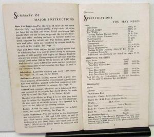 1953 Nash Statesman Owners Manual Care & Operation Original Rare