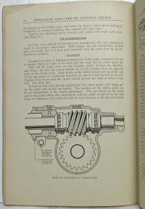 1920 National Sextet Series BB Owners Manual Care & Operation Original Rare