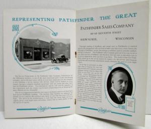 1912 thru 1917 Pathfinder Sales Co Genuine Service Brochure Original