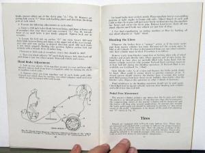 1938 Packard Six Owners Manual Care & Operation Original Maintenance