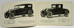 1923 1924 New Peerless Open & Closed Body Styles Sales Brochure Original