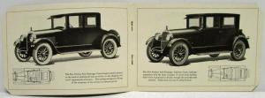 1923 1924 New Peerless Open & Closed Body Styles Sales Brochure Original