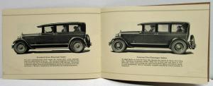 1926 Peerless 90 Degree V Type Eight Model 69 Sales Brochure Original